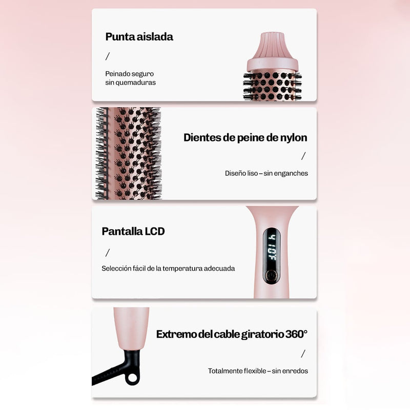 Cepillo Redondo Volumen Heat