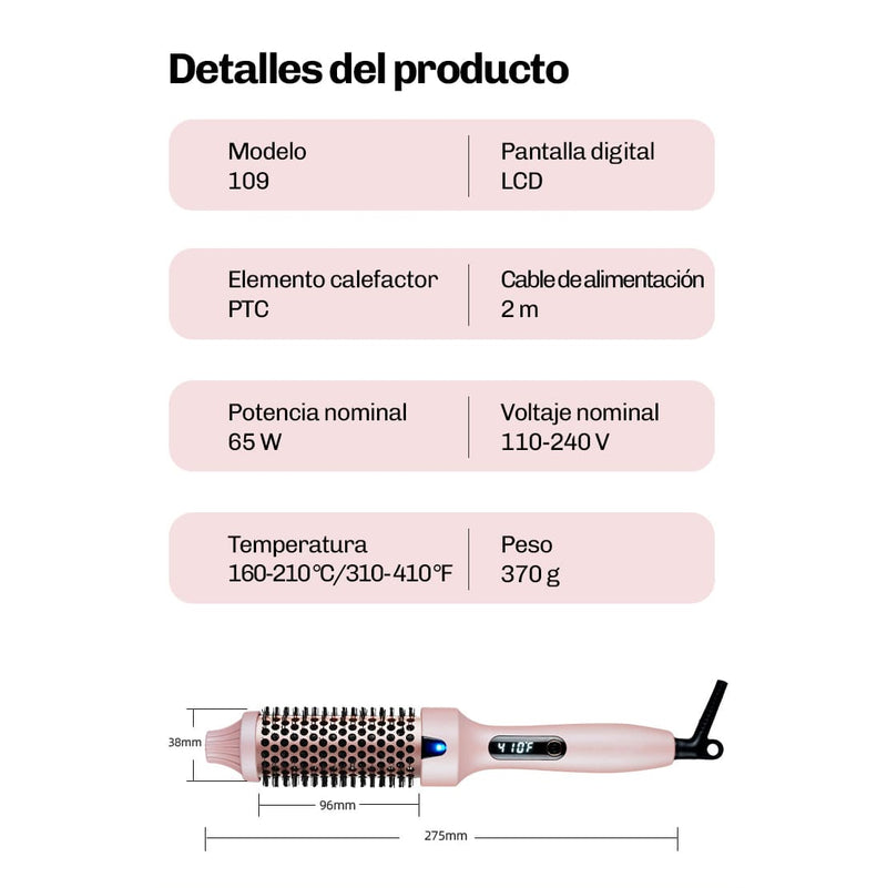 Cepillo Redondo Volumen Heat